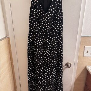 Leith Black and White Polka Dot Jumpsuit